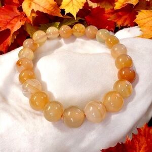 Carnelian Agate Stretchy Bracelet